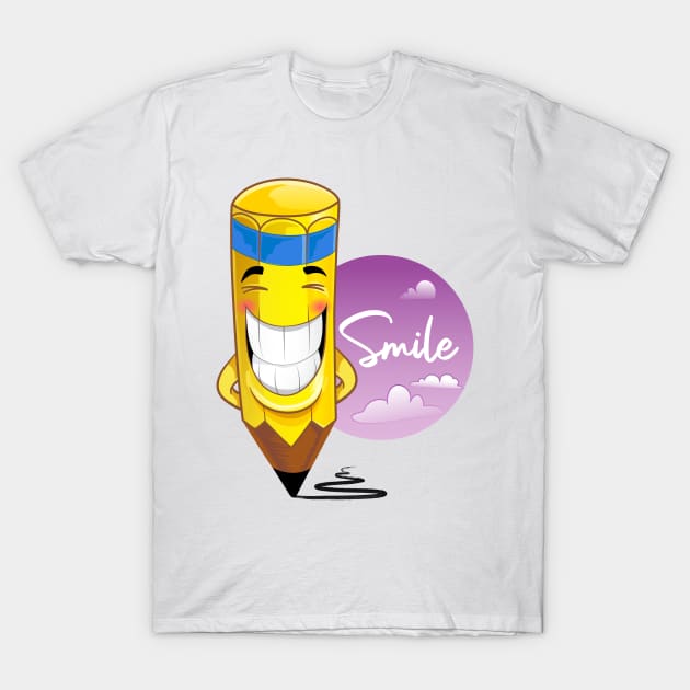 Smile a while T-Shirt by TheophilusMarks